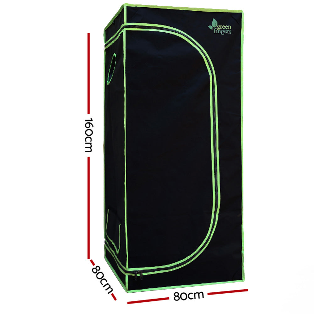 Greenfingers Grow Tent 1000W LED Grow Light 80X80X160cm Mylar 4 Ventilation"